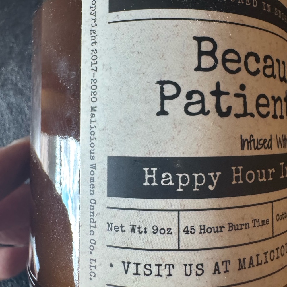 Malicious Women Co-Candle-Because Patients-Lemon Drop Martini-Happy Hr In Scrubs - Picture 3 of 11
